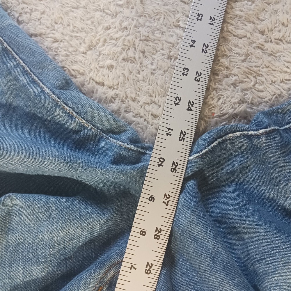 Madewell The High-Rise Slim Crop Boyjean Womens Size 25 Blue Denim Jeans - Picture 6 of 9